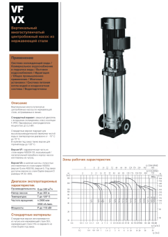 Вертикальный многоступенчатый насос Hydroo VX10-21R 0750 T 4069 5 2 IE3